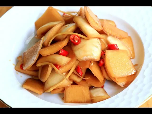 the most refreshing way to eat radish,teach you hunan specialty snacks.